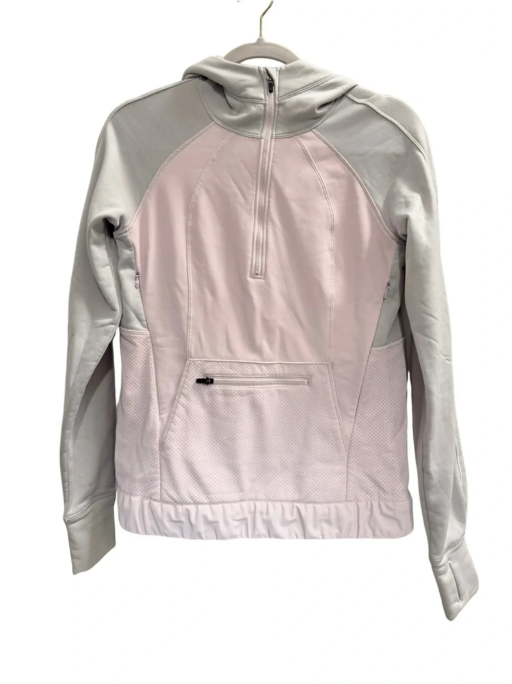 lululemon athletica Let’s Get Visible Pullover Pink Gray Reflective Size 4